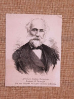 Claudio Sandonnini Nel 1881 Zocca, 1817 – Modena, 1899 Deputato Di Correggio - Ante 1900