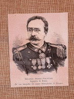 Oreste Baratieri Nel 1881 Condino, 1841 Vipiteno, 1901 Generale Dei Bersaglieri - Antes 1900