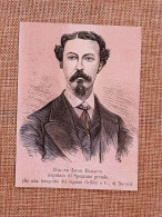 Il Barone Luigi Baracco Nel 1881 Deputato Di Spezzano Grande - Avant 1900