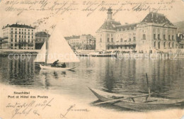 13038652 Neuchatel NE Port Et Hotel Des Postes Neuchatel - Otros & Sin Clasificación