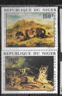 PA - 1973 - 215 à 216 *MH - Delacroix  - Níger (1960-...)