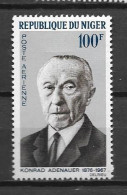 PA - 1967 - 74 **MNH - Adenauer  - Niger (1960-...)