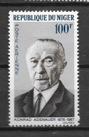 PA - 1967 - 74 **MNH - Adenauer  - Níger (1960-...)