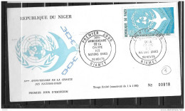 FDC - 1975 - 30 Ans De La Charte Des Nations-Unis - 13 - Níger (1960-...)