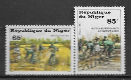 1983 - 599 à 600 *MH - Auto-suffisance Alimentaire - Niger (1960-...)