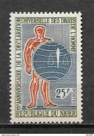 1963 - 134 **MNH - 15 Ans Des Droits De L'homme - Niger (1960-...)