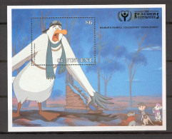 Disney St Vincent 1991 The Rescuers - Wilbur's Painful Touchdown MS MNH - Disney