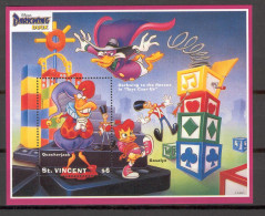 Disney St Vincent 1992 Darkwing Duck MS #2 MNH - Disney