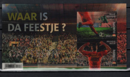 Belgium 2021 Football Soccer European Championship 3-D S/s MNH - Fußball-Europameisterschaft (UEFA)