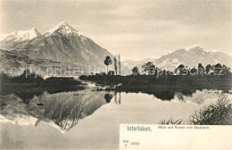 13038581 Interlaken BE Blick Auf Niesen Und Stockhorn Interlaken - Sonstige & Ohne Zuordnung