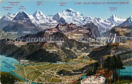 13038578 Interlaken BE Berner Oberland Mit Harderkulm Brienzer Und Thunersee Int - Sonstige & Ohne Zuordnung