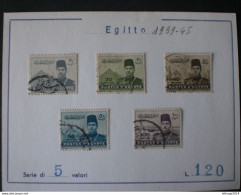 EGYPTE EGITTO 1952 King Farouk - Libya