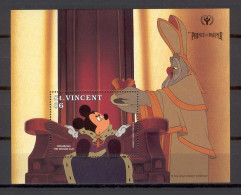 Disney St Vincent 1991 Crowning The Wrong Guy MS MNH - Disney