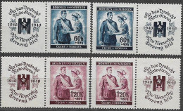 05/ Pof. 50-51, Stamps With Coupon - Ongebruikt