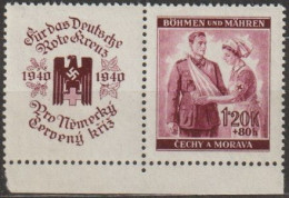 08/ Pof. 51, Border Stamp With Coupon - Ongebruikt