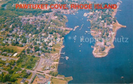 13034229 Rhode_Island_US-State Pawtuxet Cove Fliegeraufnahme - Altri & Non Classificati