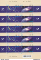 2009 EUROPA CEPT Estonia ,  Minifoglio Di 10 Valori , Astronomia , MNH** - Altri & Non Classificati