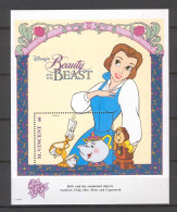 Disney St Vincent 1992 Beauty And The Beast #3 MS MNH - Disney