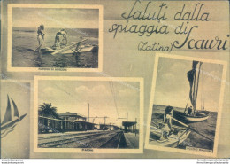T305 Cartolina Saluti Dalla Spiaggia Di Scauri Stazione Provincia Di Latina - Latina