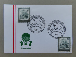 Österreich Pro Juventute - Mit Sonderstempel 19. 4. 1990 Dornbirn, 15. Dornbirner Frühjahrs Und Hobbymesse (Nr.1112) - Other & Unclassified