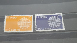 REF A2146 ANDORRE NEUF** EUROPA N°202/03 VALEUR 35 EUROS - Collections