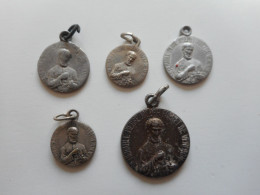 VOSGES, VENTRON - LOT DE 5 PETITES MEDAILLES ANCIENNES DE FRERE JOSEPH DE VENTRON, RELIGION, PIERRE JOSEPH FORMET - Sonstige & Ohne Zuordnung