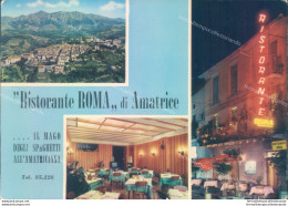 Ab497 Cartolina Amatrice Ristorante Roma Provincia Di Rieti - Rieti