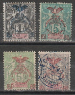 Nouvelle-Calédonie N° 67, 70, 71, 73 - Used Stamps