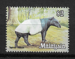 Malaysia 1983 Mi.No.194X  OWz.  Animals Mammals Malayan Tapir (Tapirus Indicus) 1v MNH** 7,00 € - Vaches