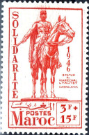 MAROCCO FRANCESE, FRENCH MOROCCO, STATUA DI LYAUTEY, 1946, NUOVI (MNH**) Scott:FR-MA B30, Yt:MA 242 - Unused Stamps