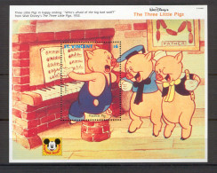 Disney St Vincent 1992 The Three Little Pigs MS #1 MNH - Disney