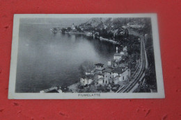 Lecco Fiumelatte Con La Ferrovia 1928 Ed. Lillia - Lecco