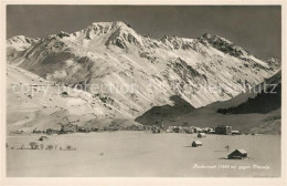 13012801 Andermatt Winterpanorama Gegen Oberalp Andermatt - Autres & Non Classés