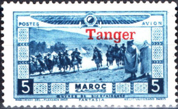 TANGERI, MAROCCO FRANCESE, FRENCH MOROCCO, LANDSCAPE, 1929, NUOVI (MLH*) Scott:FR-MA CB16, Yt:MA PA27 - Unused Stamps