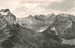 13012781 Hoher Kasten Saembtisersee Und Alpsteingebirge Gebirgspanorama Hoher Ka - Andere & Zonder Classificatie