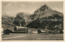 13010820 Engelberg OW Kloster Mit Hahnen Alpen Engelberg - Andere & Zonder Classificatie