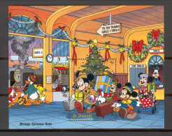 Disney St Vincent 1988 Mickey's Christmas Train MS #1 MNH - Disney