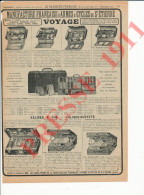 Publicité 1911 Voyage Trousse-toilette Valise à Thé Valises-Buffets Valise Jumelle-trousse 216CH26 De - Advertising