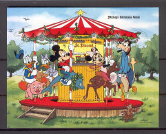 Disney St Vincent 1988 Mickey's Christmas Train MS #2 MNH - Disney