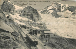 13010790 Grindelwald Jungfraubahn Station Eigergletscher Moench Berner Alpen Gri - Autres & Non Classés