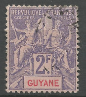 GUYANE N° 48 OBL  / Used - Oblitérés