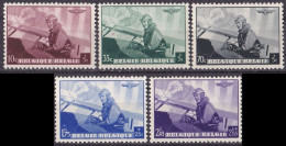 Belgien Satz Von 1938 */MH Falzspur (A5-8) - Nuevos