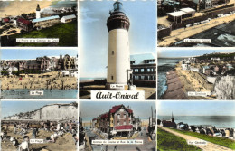 Delcampe - AULT - ONIVAL - LE PHARE ET LA COLONNE DE CREIL - LA PLAGE - LE NOUVEAU CASINO - AVENUE DU CASINO ET RUE DE LA PLAINE - Ault