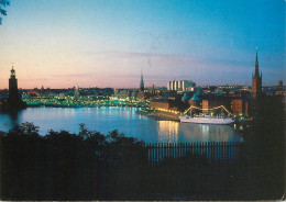 Navigation Sailing Vessels & Boats Themed Postcard Stockholm Harbour Ocean Liner - Voiliers