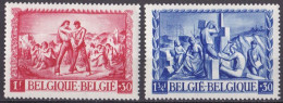 Belgien Satz Von 1945 **/MNH Falzspur (A5-8) - Unused Stamps