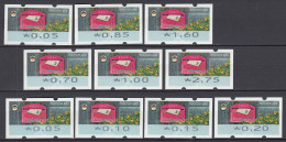 BRD 2022 Automatenmarken Mi.9-TS3+Ergenzungsmarken Mi.9-VS-3 Postfrische** Lot MNH - Nuevos