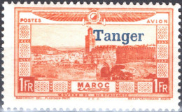 TANGERI, MAROCCO FRANCESE, FRENCH MOROCCO, LANDSCAPE, 1929, NUOVI (MLH*) Scott:FR-MA CB16, Yt:MA PA27 - Unused Stamps