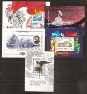 RUSSIA USSR 1989●Collection (only S/sheets)●not Complete Year Set●(see Description) MNH - Collezioni (senza Album)