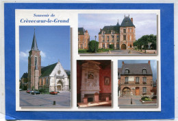 60  .CREVECOEUR - LE - GRAND  ,  Multi - Vues  .. - Crevecoeur Le Grand