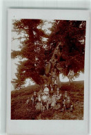 39791305 - Gruppenfoto Wanderstoecke  Alter Baum - Sonstige & Ohne Zuordnung